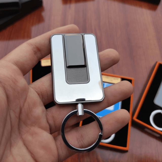 Slim Electric Lighter Keychain