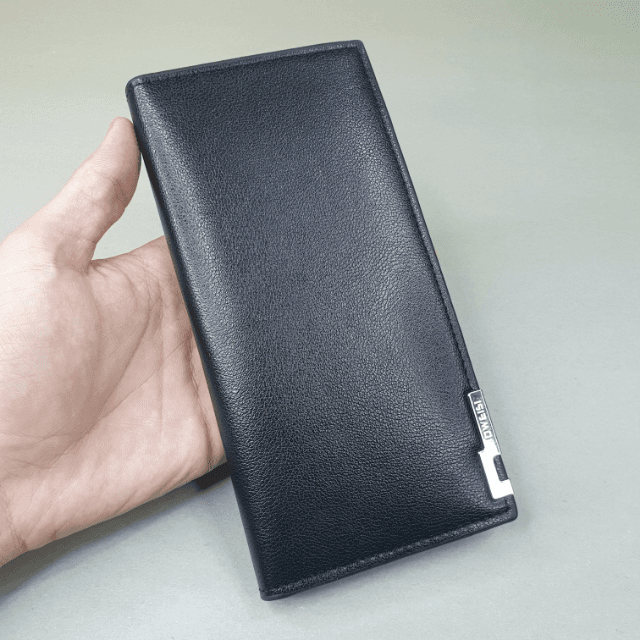 Long Leather Wallet Boweisi