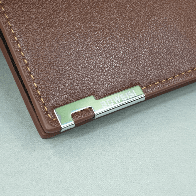 Long Leather Wallet Boweisi