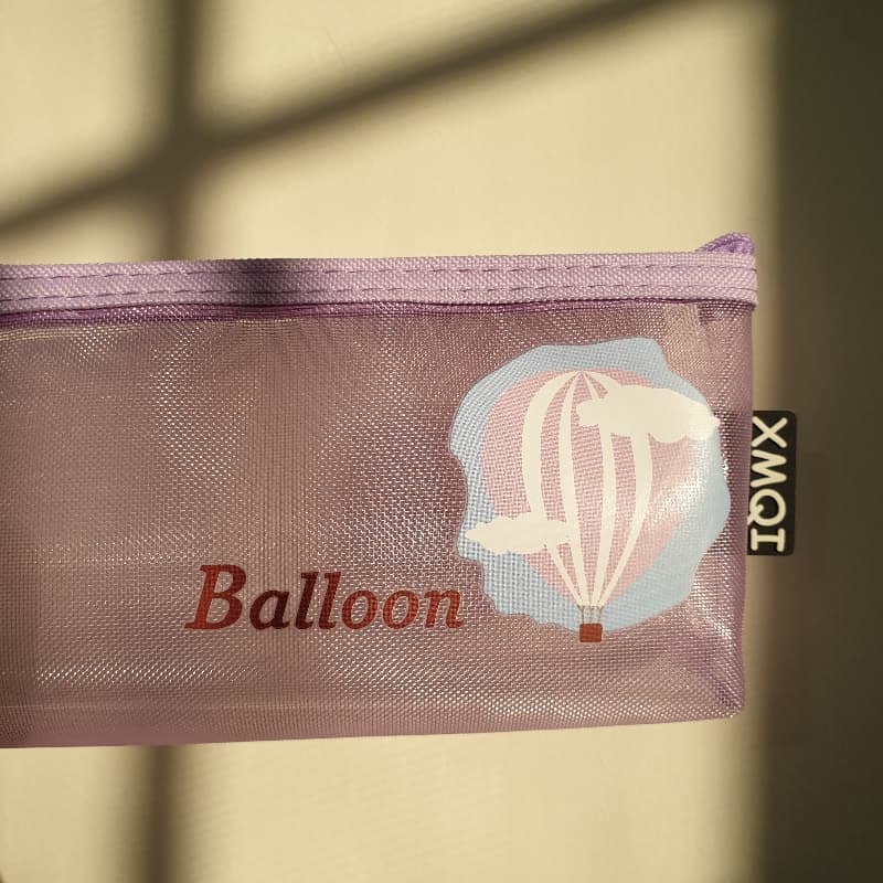 Purple net pouch