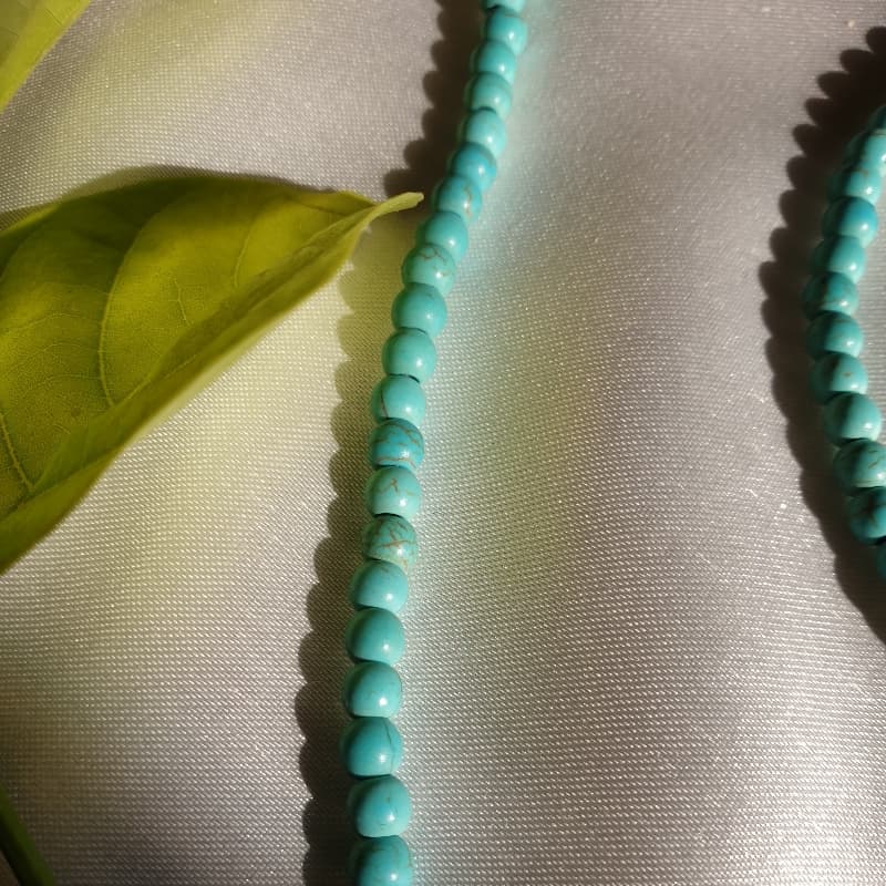 Turquoise beaded chain